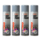 4X Promatic Grey Primer Spray 500ml Spray Paint